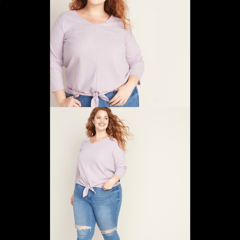 Tie front old navy top